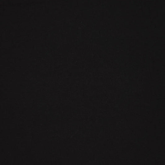 Image of Punta di Roma knit fabric – black 320 g/m² – available at Šarlotes audumi