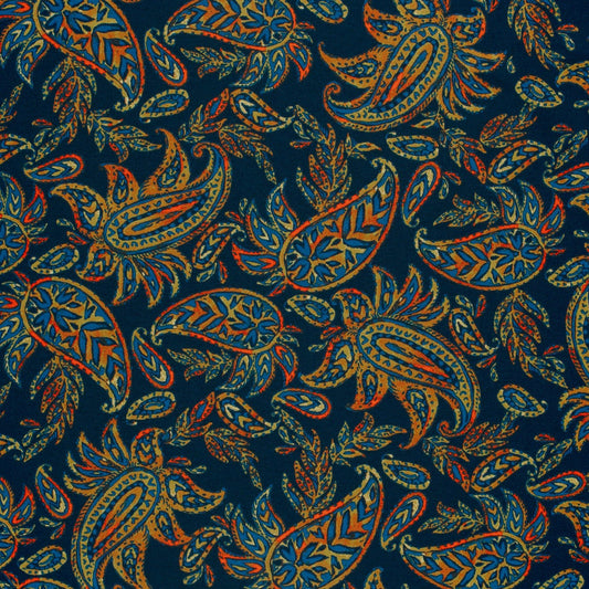 Image with Punto di Roma knit fabric - colorful pattern 275 g/m² – available at Šarlotes audumi