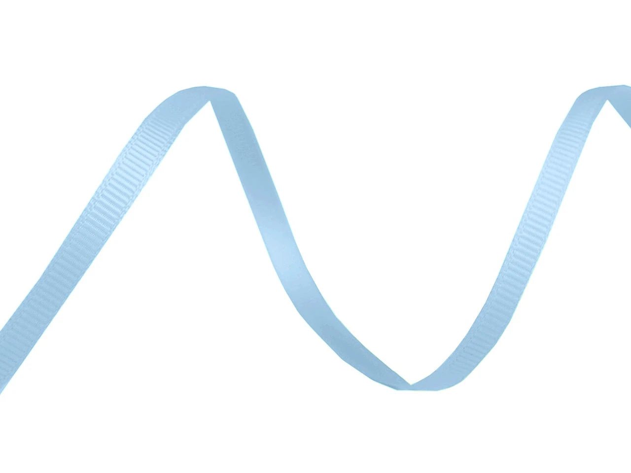 5 mm grosgrain ribbon - blue (30 m roll)