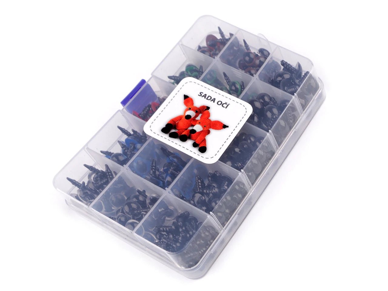 Image du kit DIY pour yeux de jouet (264 pièces) – disponible chez Šarlotes audumi