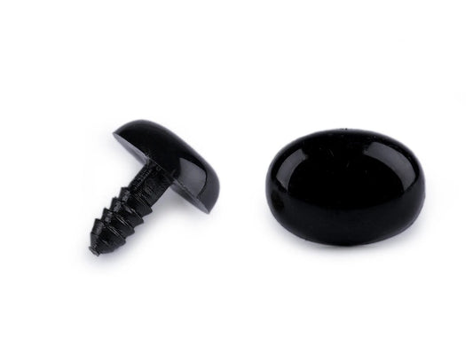 alt
Nez/yeux pour peluches 11 x15 mm - noir (lot de 5)