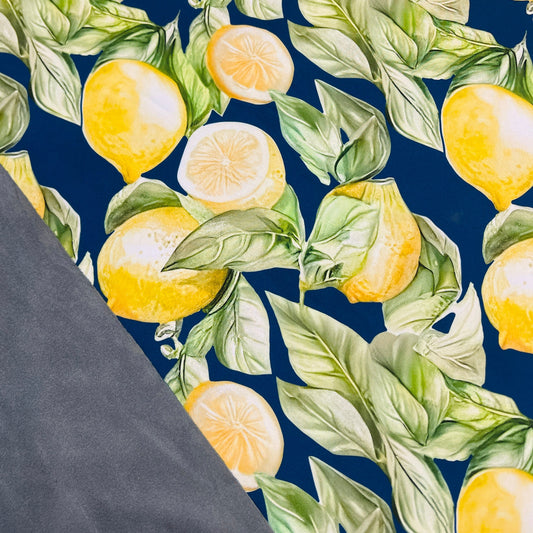 Tissu softshell - citrons 300 g/m²