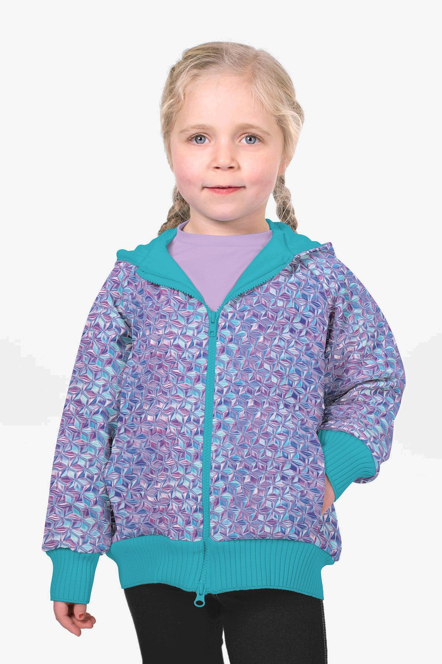 Softshell fabric - chameleon pattern 310 g/m²