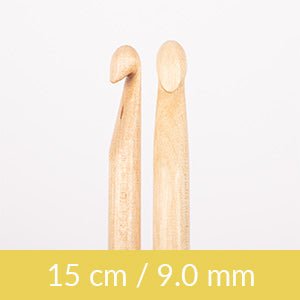 Image of DROPS birch crochet hook| sizes 8 - 10 mm – available at Charlotte's Fabrics