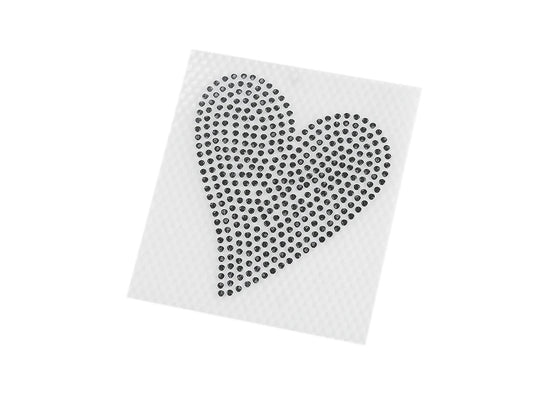 Image avec thermocollant « Cœur », 3 × 3,5 cm – disponible en ligne chez Šarlotes audumi