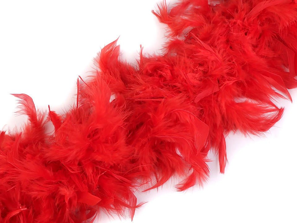 boa en plumes de dinde | 90 g, 1,8 m | de différentes couleurs