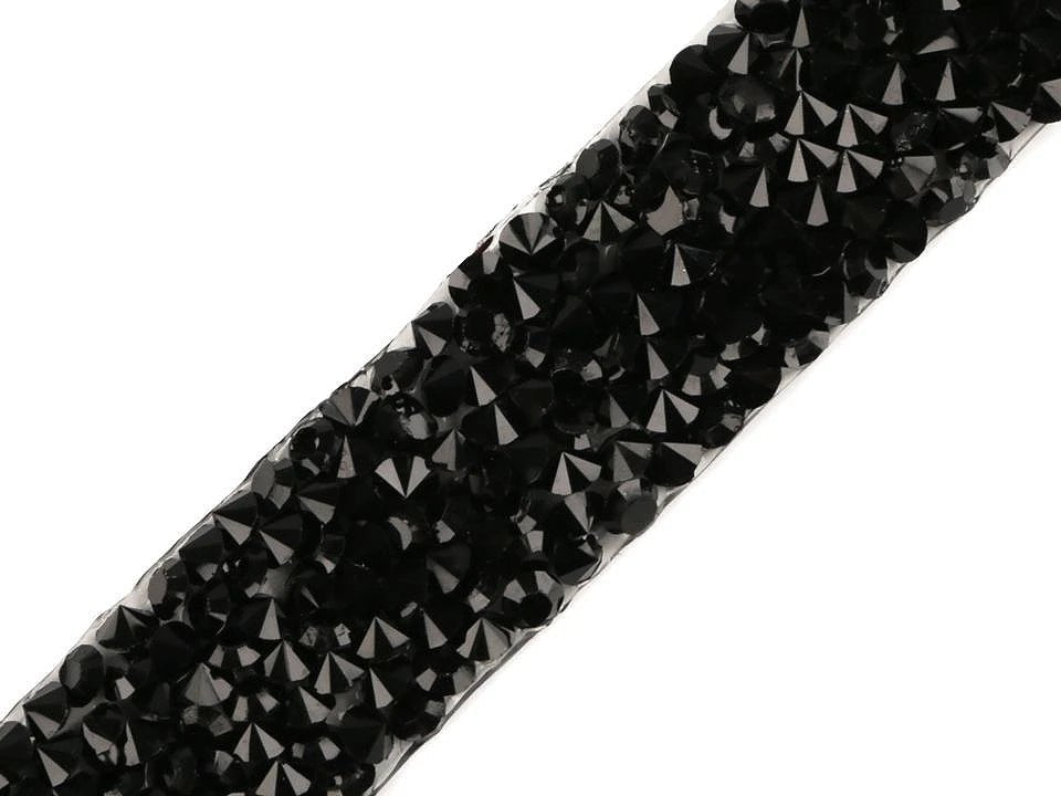 Image avec bande thermocollante à cristaux, 15 mm – ruban décoratif pour vêtements – disponible en ligne chez Tissus Charlotte