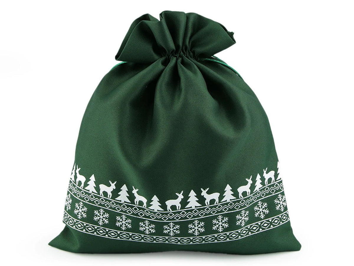 Image d’un sac cadeau de Noël 30 × 35 cm – disponible en ligne chez Šarlotes audumi