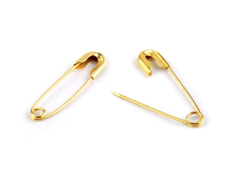 alt
Safety pins, paper clips 28 mm-gold (50 pcs per pack)