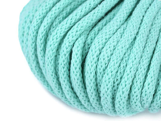 Baumwollschnur 5 mm - Mint