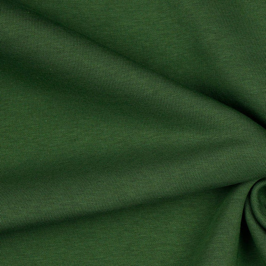 Cotton brushed jersey-khaki 285 g/m²
