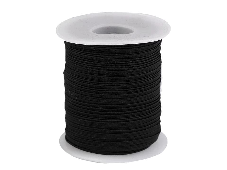 Flat rubber - 3 mm black