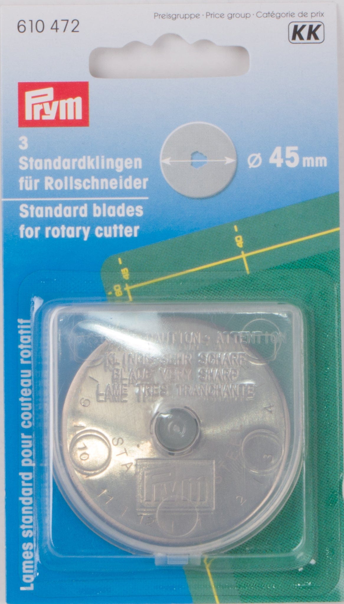 PRYM Ersatzklingen für Rollschneider 45 mm - 3 Stk.