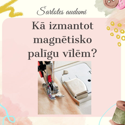 How to use a magnetic seam guide for straight seams? - Charlotte's Fabrics