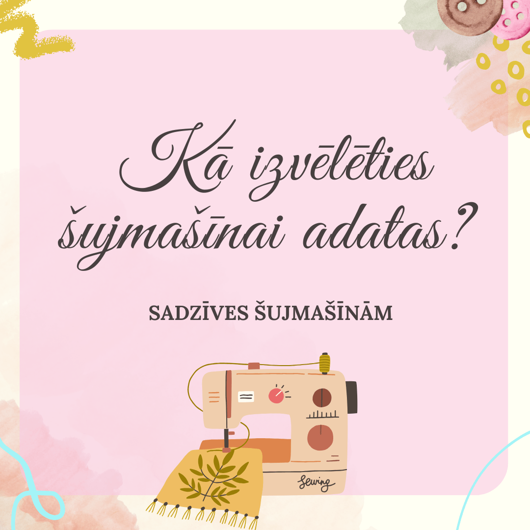 Wie man Nähmaschinennadeln auswählt - Šarlotes audumi