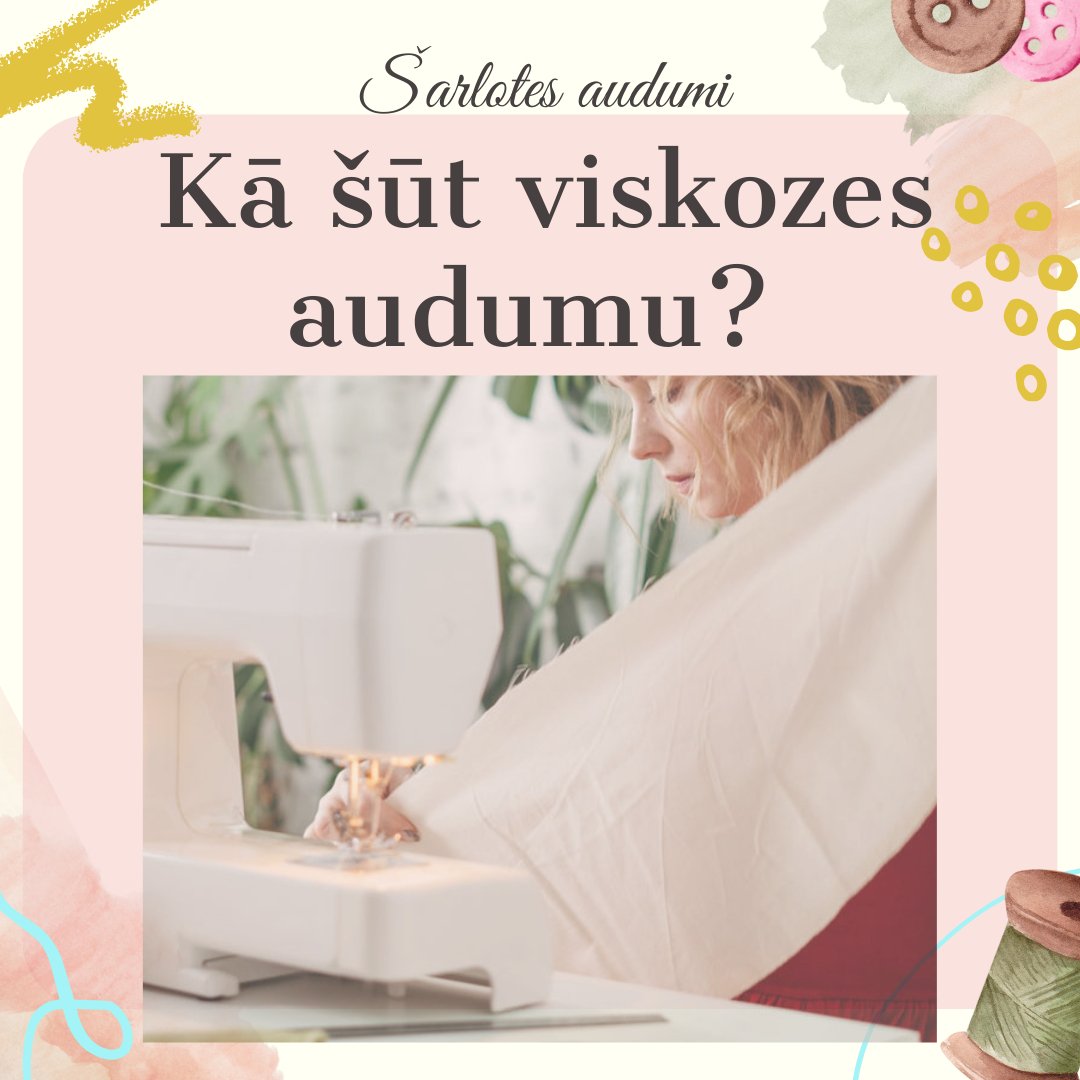 Wie näht man Viskose? Mein Erfahrungsbericht - Šarlotes audumi