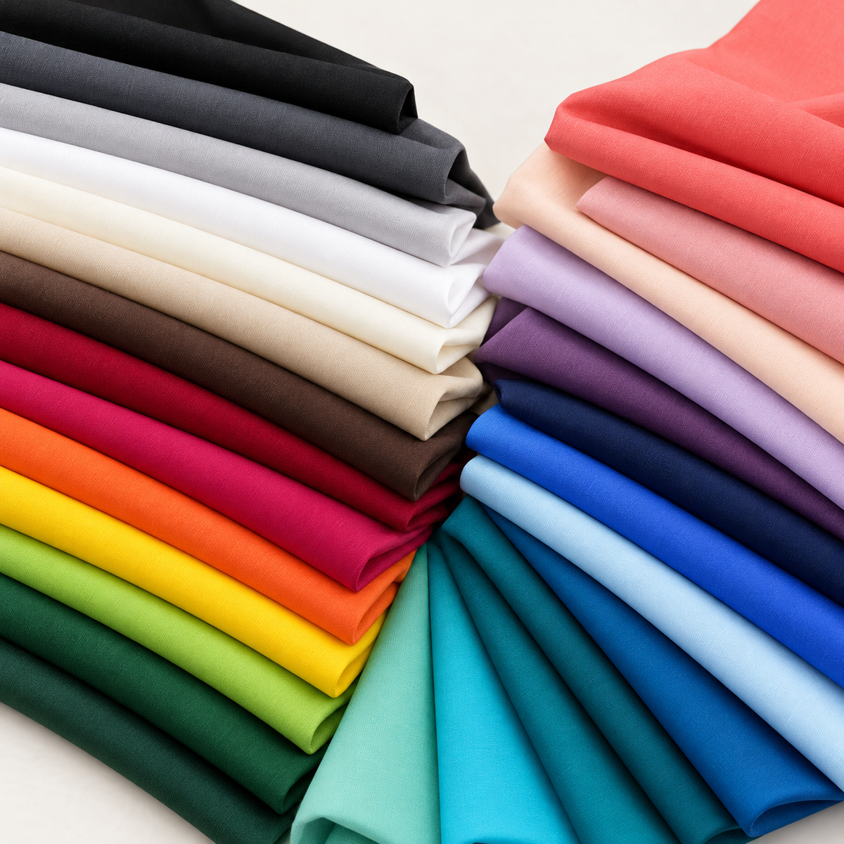 Tissus premium 100 % coton unis - Šarlotes audumi