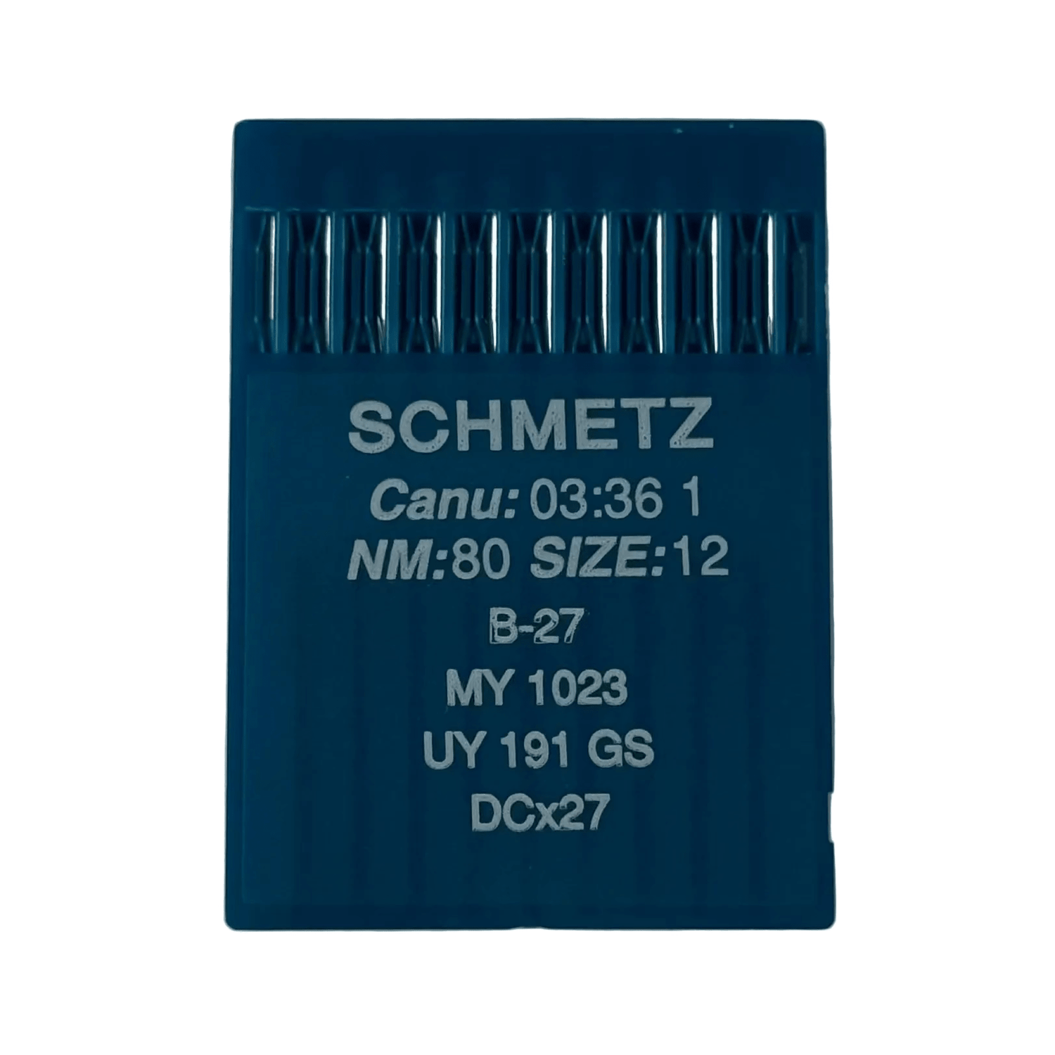 Industrielle Overlock-Nadeln SCHMETZ DCx27 (B-27) - Šarlotes audumi