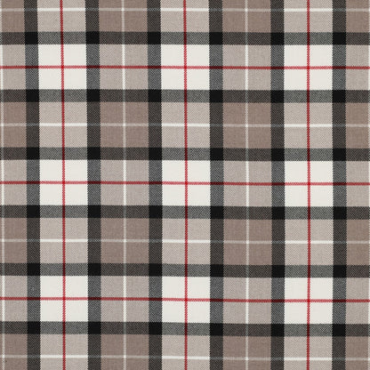 Tissu de costume à carreaux crème clair