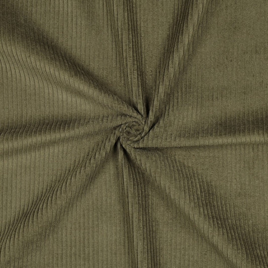 Kokvilnas velvets-sūnu zaļš 280 g/m²