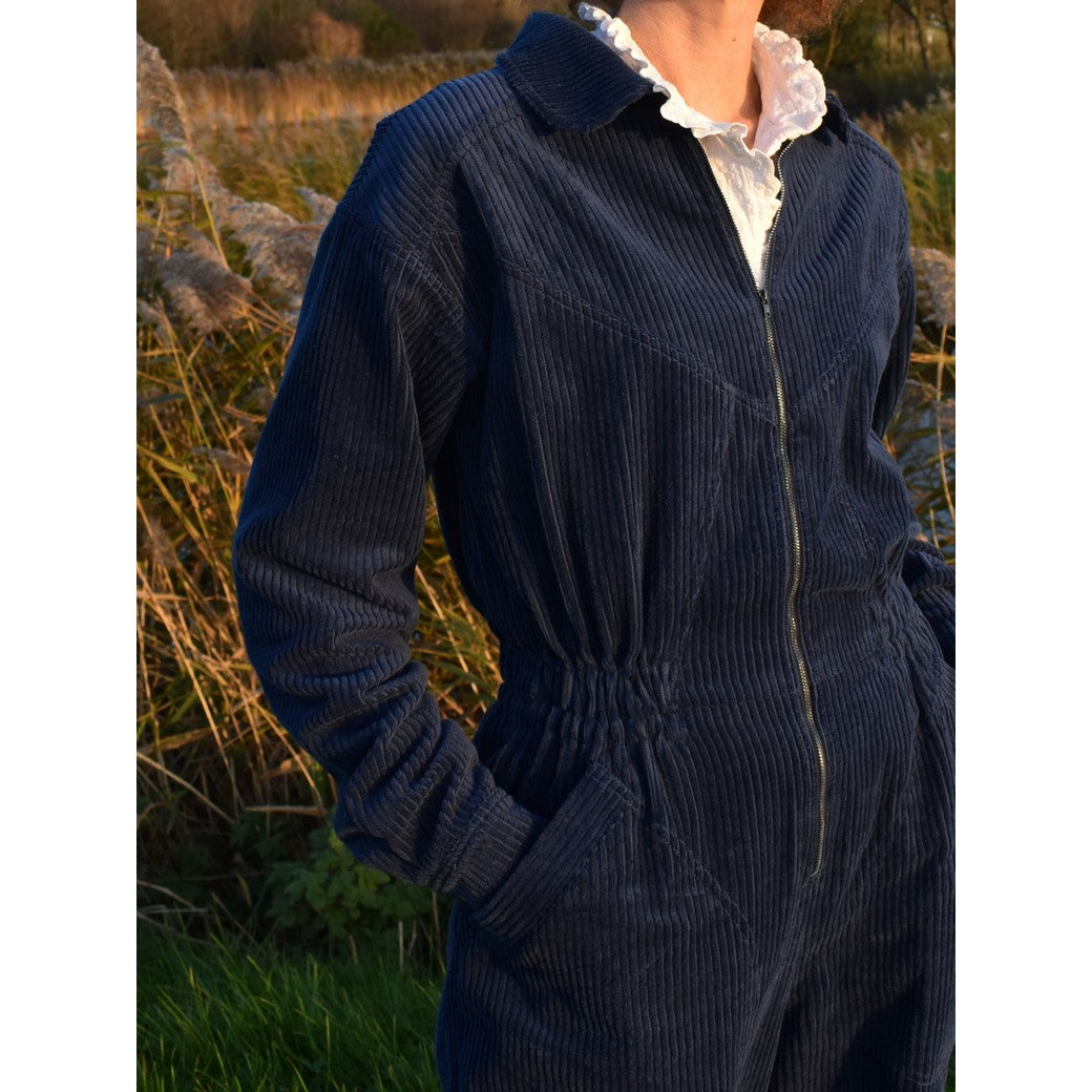 Cotton velvet - moss green 280 g/m²