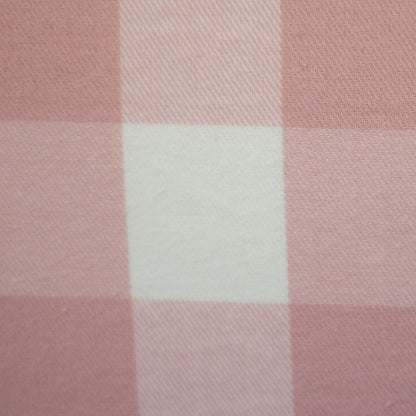 Flanelis-rozā rūtis 150 g/m²