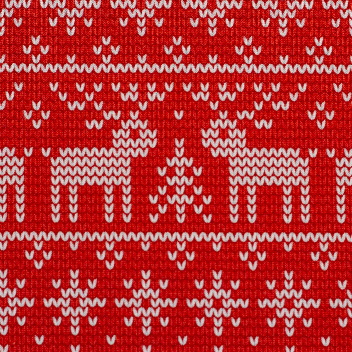 Maille bouclette en coton avec doublure – motif de Noël