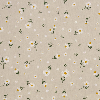 Leinwandstoff-Gänseblümchen 200 g/m²