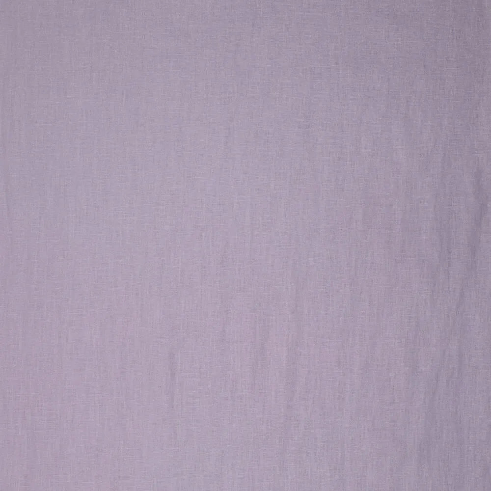 100% Softened Linen Fabric - Smoky Lilac 165 g/m²