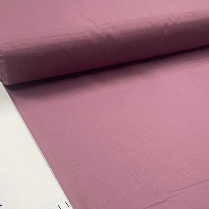 100% tissu en coton - teinte prune fumée 125 g/m²