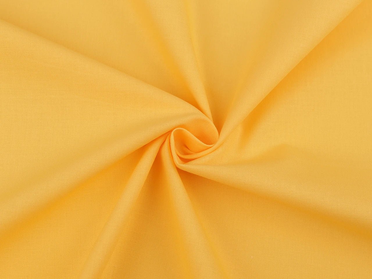 100% Cotton fabric - yellow 125 g/m²