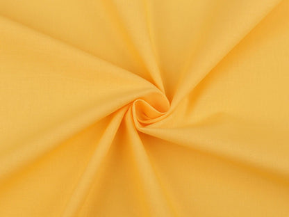 100% Cotton fabric - yellow 125 g/m²