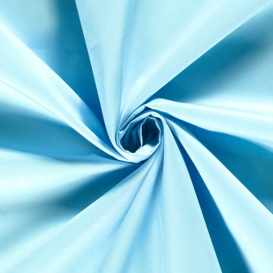 100 % tissu en coton - turquoise clair 220 cm 146 g/m²