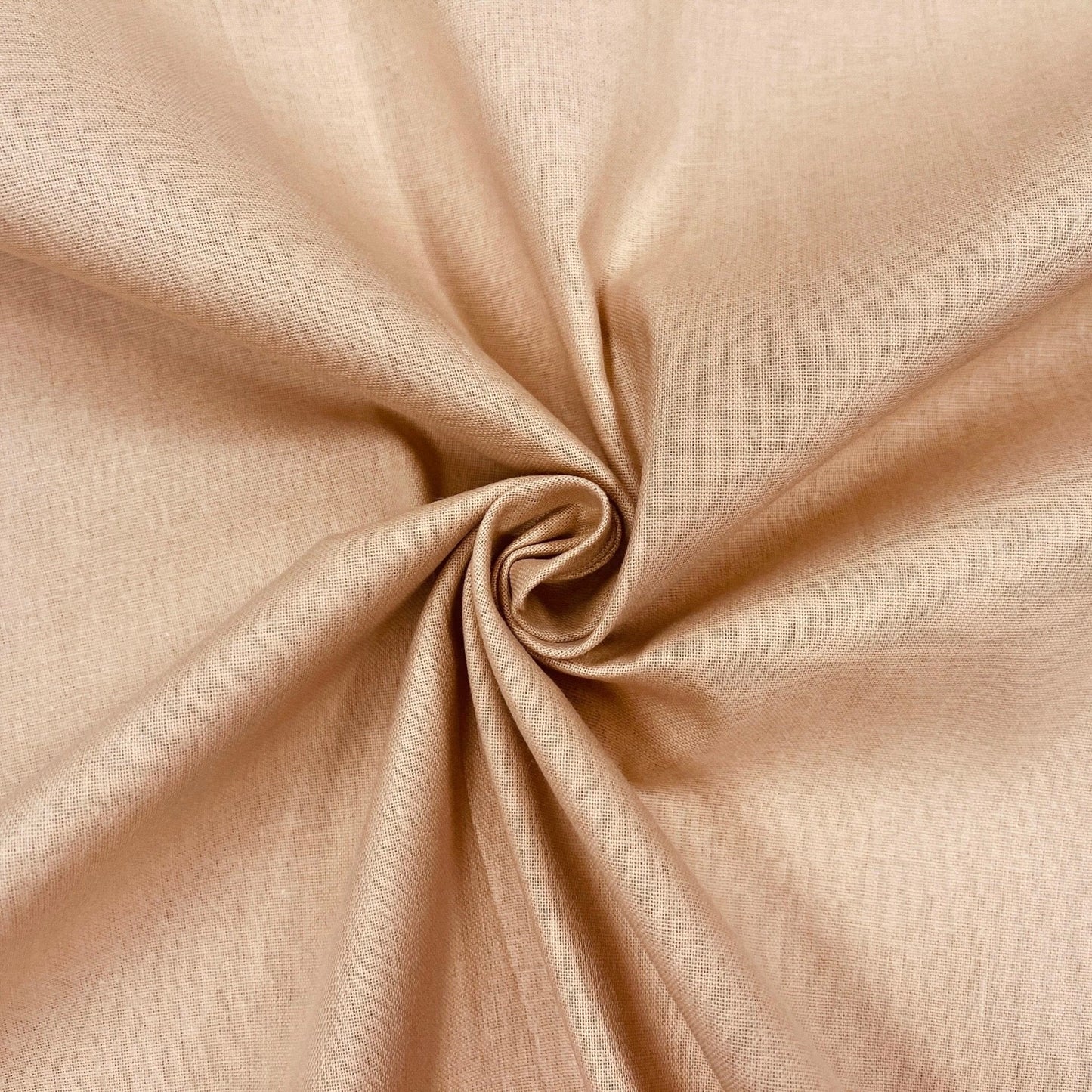 100% Cotton fabric-coffee with milk (Latte) 220cm 146 g/m²