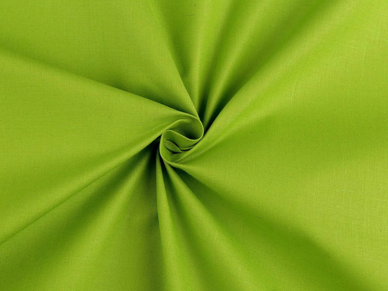 100% Cotton fabric - bright green 125 g/m²