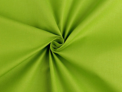 100% Cotton fabric - bright green 125 g/m²