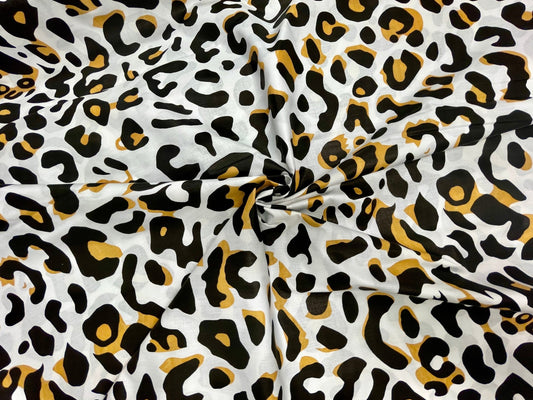 100% Cotton fabric - leopard print 220cm 125 g/m²