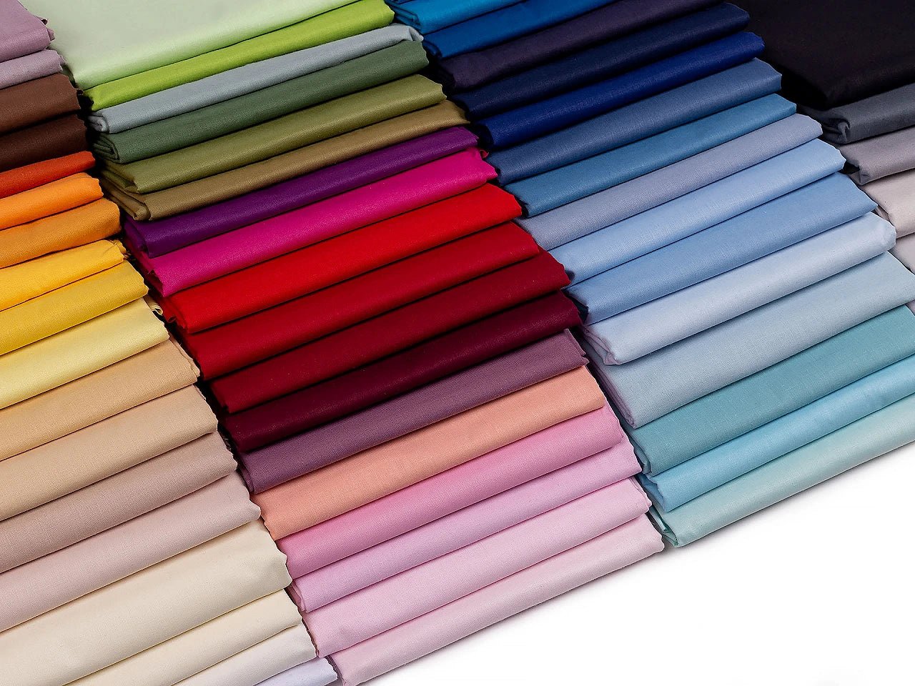100% Cotton fabric - soft pink 125 g/m²