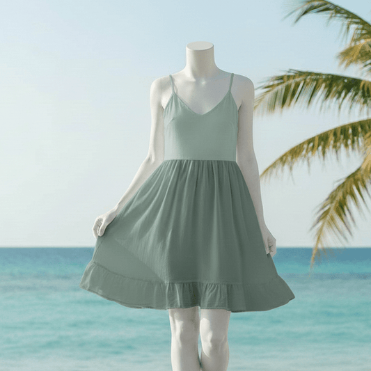 Image of 100% cotton washed fabric | Washed - smoky blue 85 g/m² – available at Šarlotes audumi