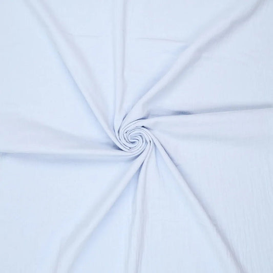Image of 100% washed cotton fabric | Washed - light blue 85 g/m² – available at Šarlotes audumi