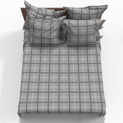 Image of 100% cotton fabric - modern checks 220cm 146 g/m² – available at Šarlotes audumi