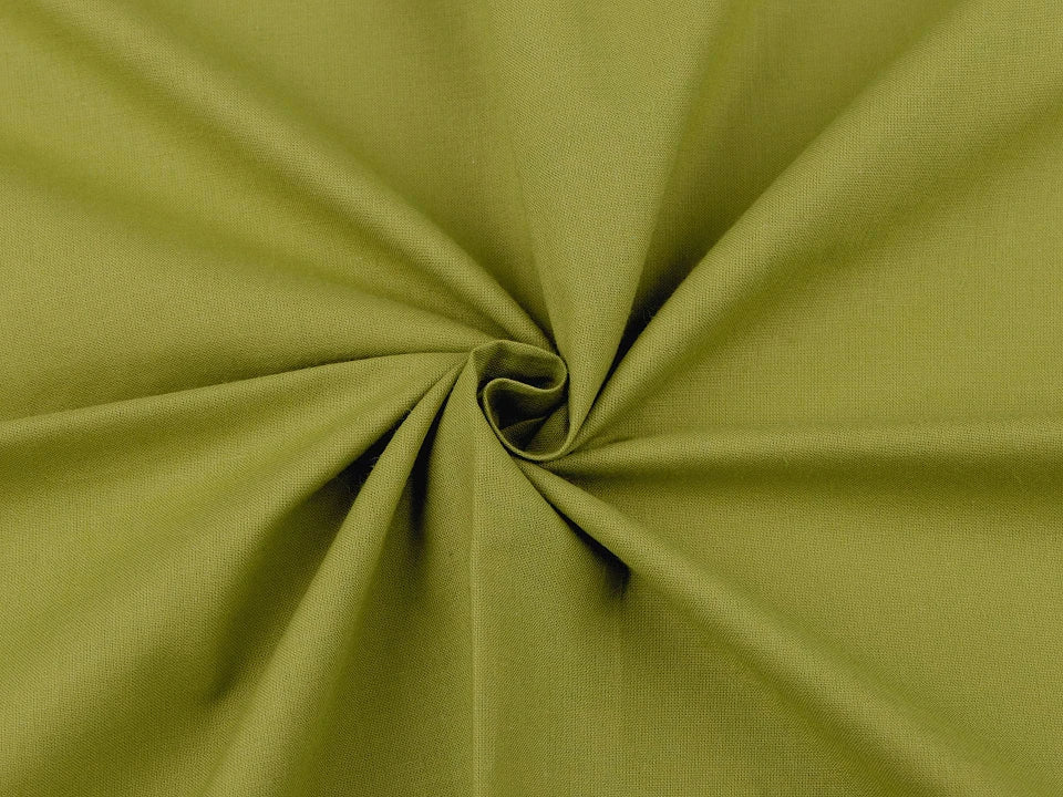 100% Cotton Fabric - Olive Green 125 g/m²