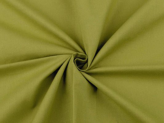 100 % tissu en coton - vert olive 125 g/m²