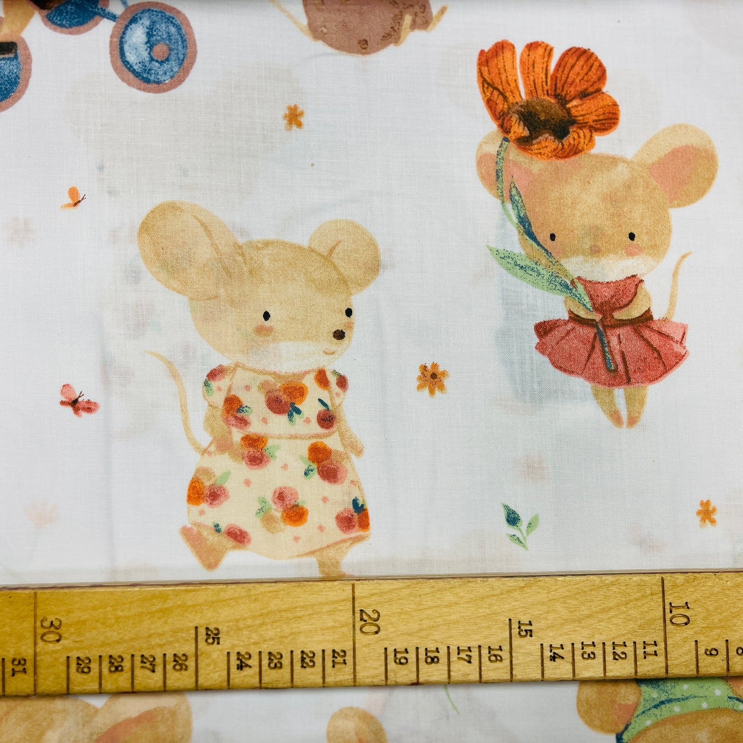100% Cotton fabric - mouse grey 125 g/m²