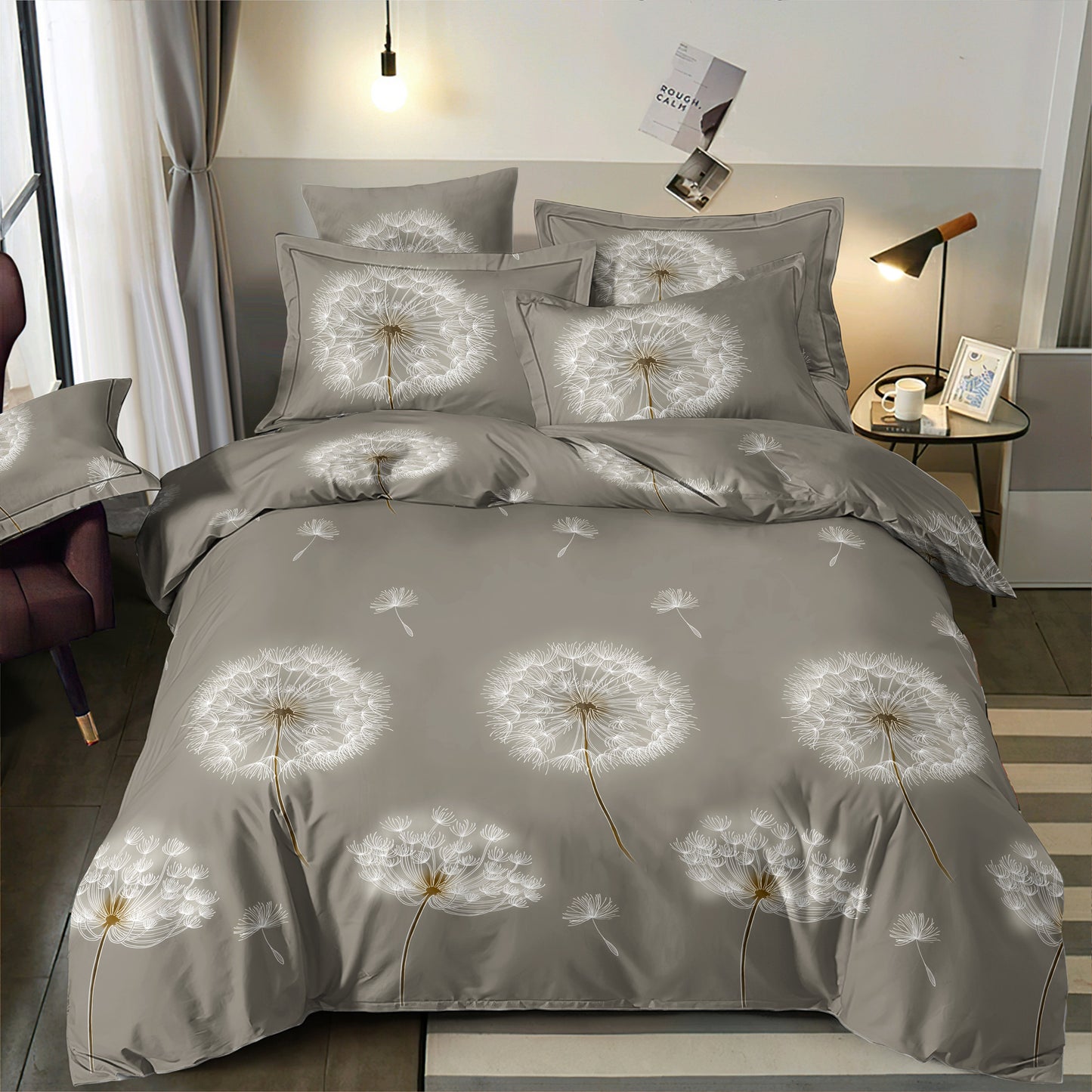 Attēls ar 100% Kokvilnas audums - pieneņu pūkas 220cm 146 g/m² – pieejams Šarlotes audumi