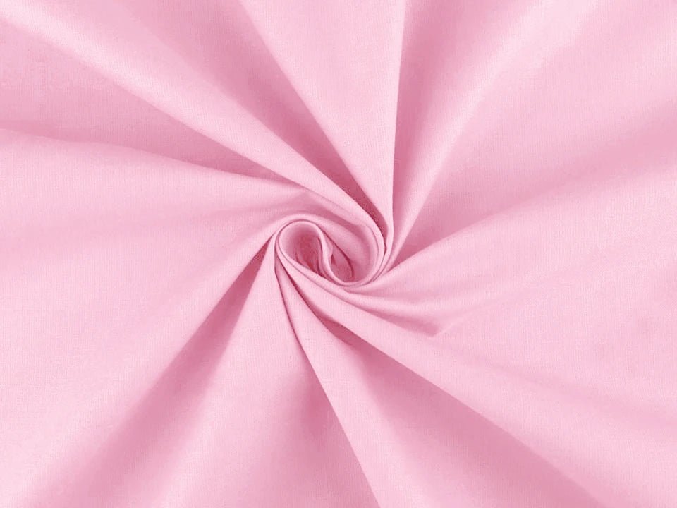 100% Cotton fabric - pink 125 g/m²