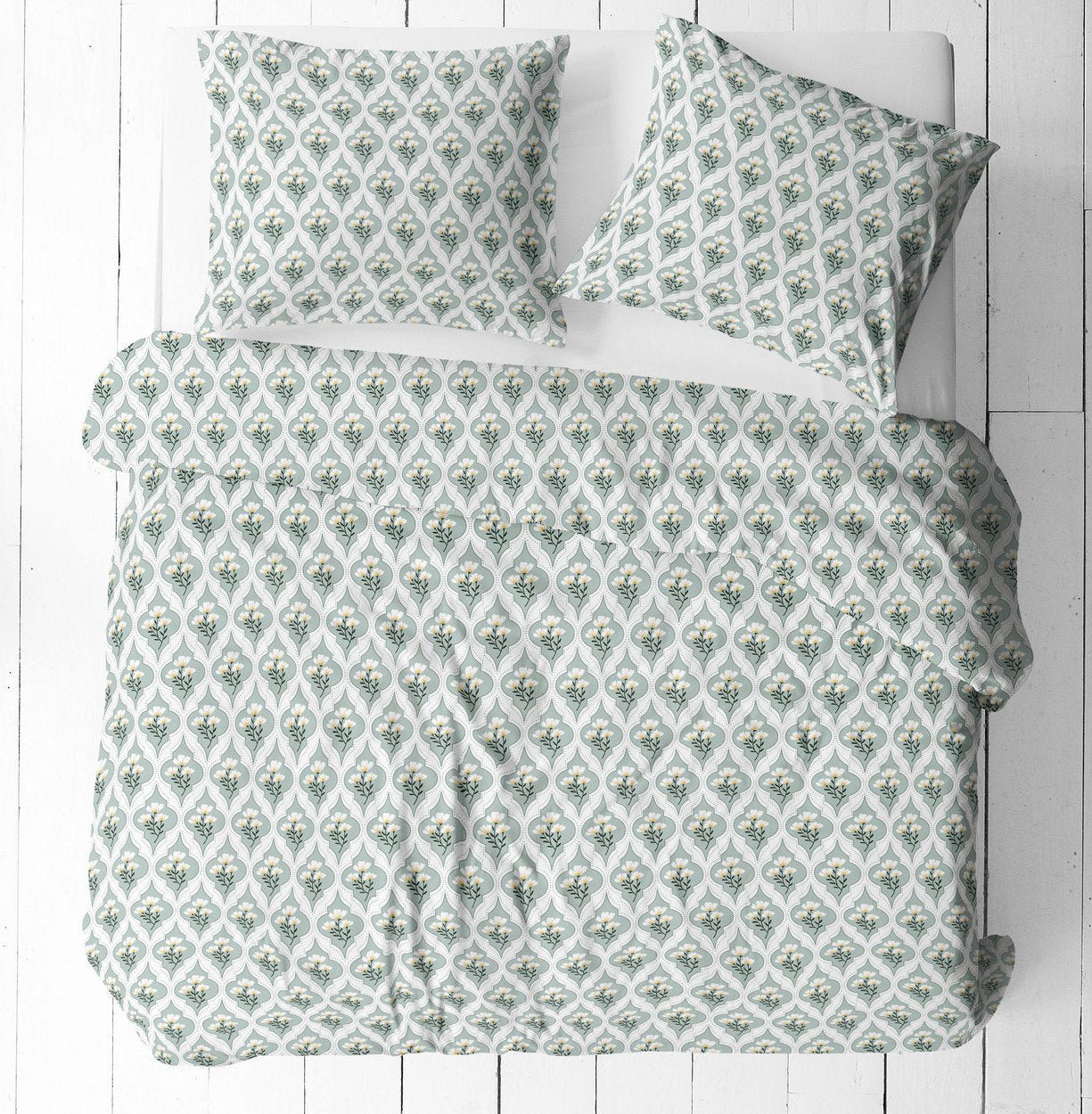 Image avec tissu en coton 100 %, motif floral, 125 g/m² – disponible chez Šarlotes audumi