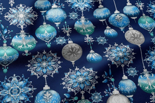 Décorations de Noël en tissu 100 % coton – disponibles en ligne chez Šarlotes audumi