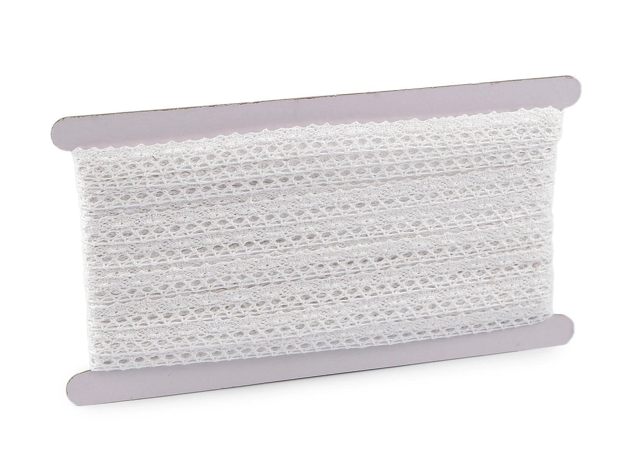 Dentelle 100% coton 1,2 cm - blanche – disponible chez Šarlotes audumi