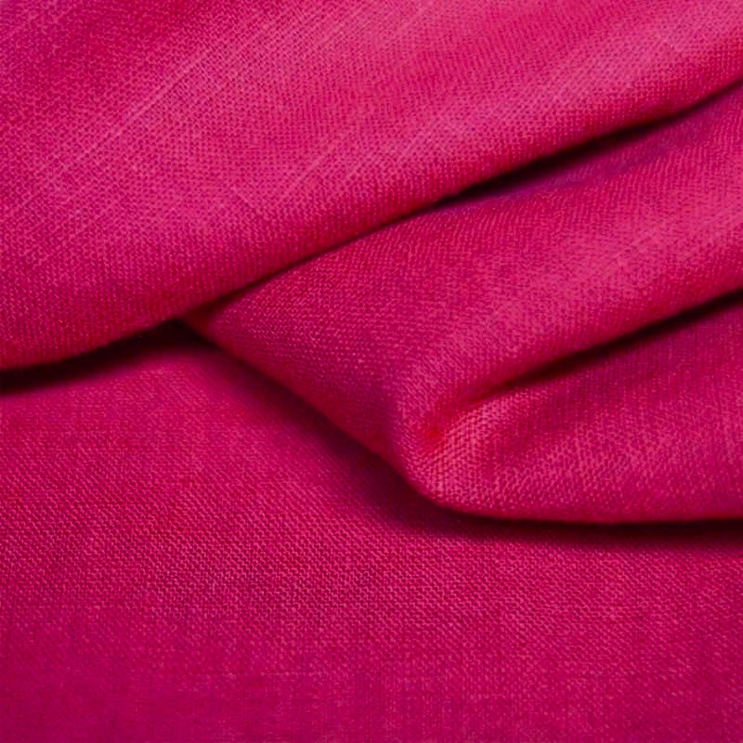Tissu 100 % lin - teinte baie vive 240 g/m²